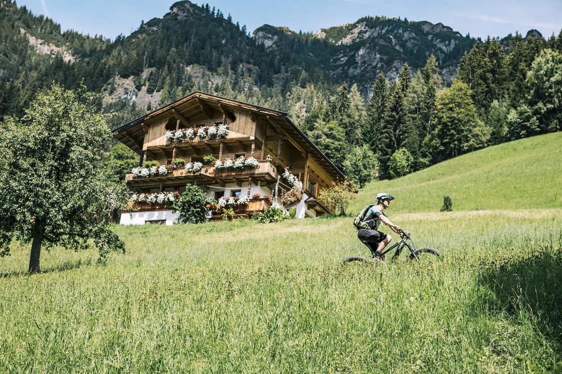 Mountainbiker in Alpbach