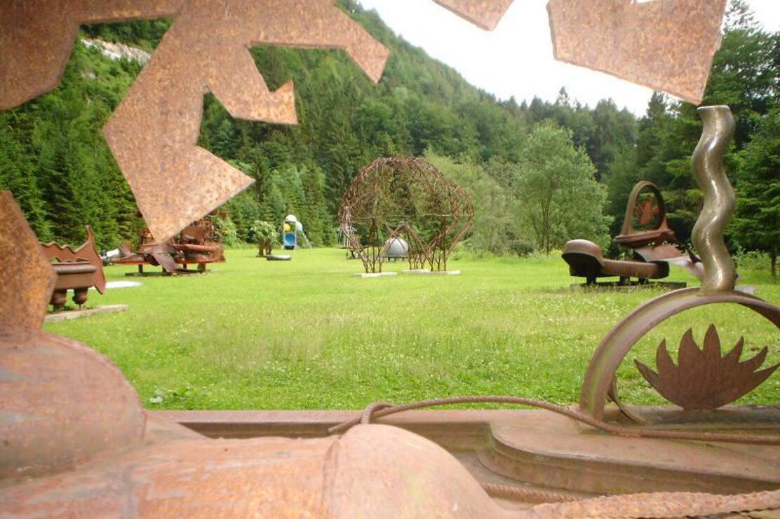 Skulpturenpark Schild