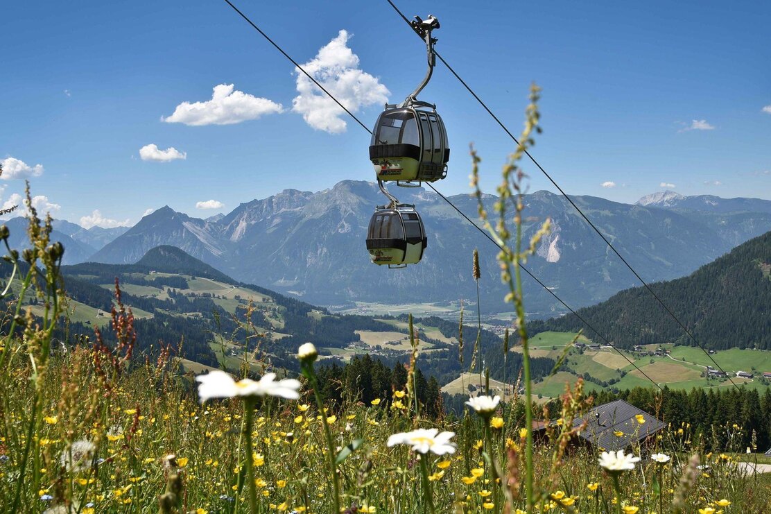 summer operation gondola wiedersbergerhorn | © Gabriele Grießenböck