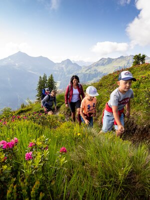 Family hike Almosen Wiedersberger Horn | © shootandstyle