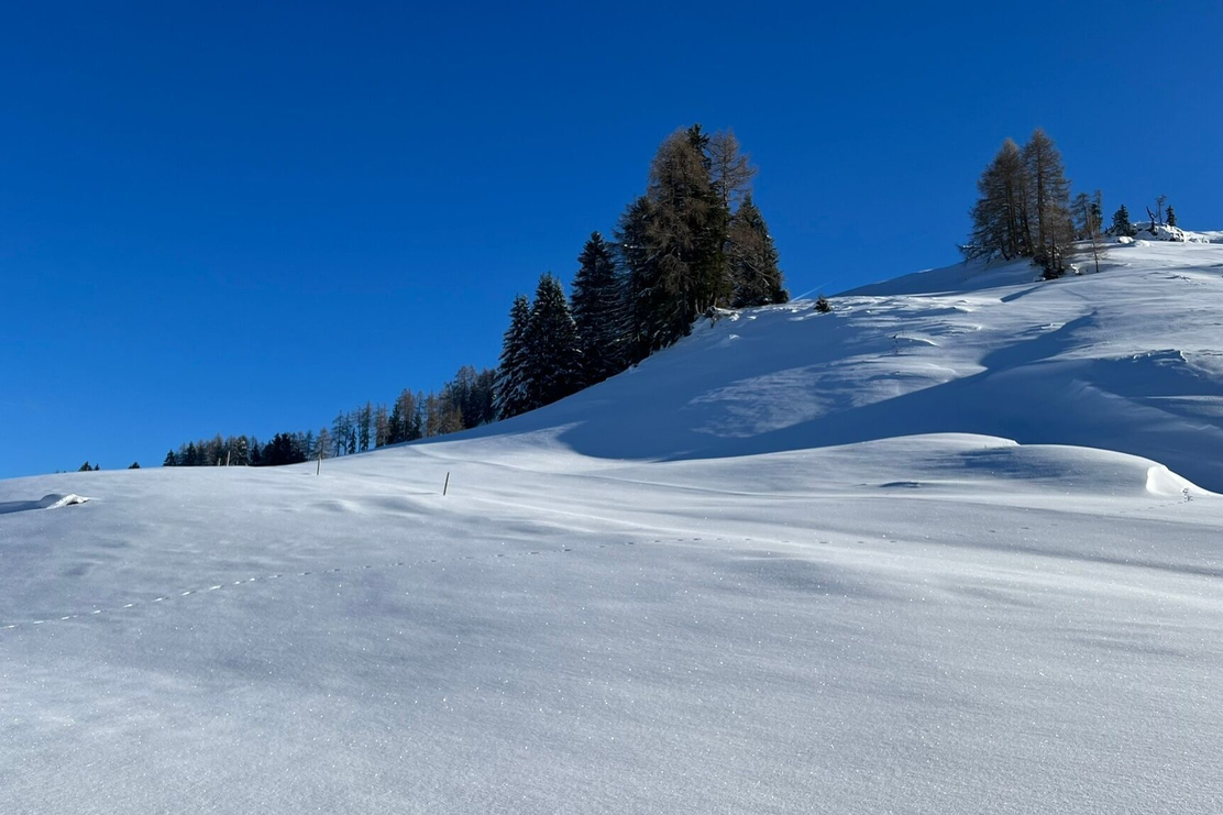 Tiefschnee Nahe Höslalmen Schneeschuhtour Hösljoch | © Birgit Angermair