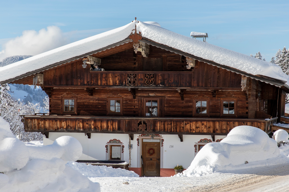 Alpbach Haus im Winter