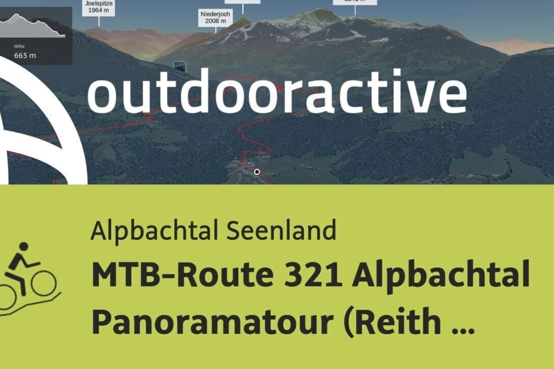 Mountainbike-tour im Alpbachtal Seenland: MTB-Route 321 Alpbachtal ...