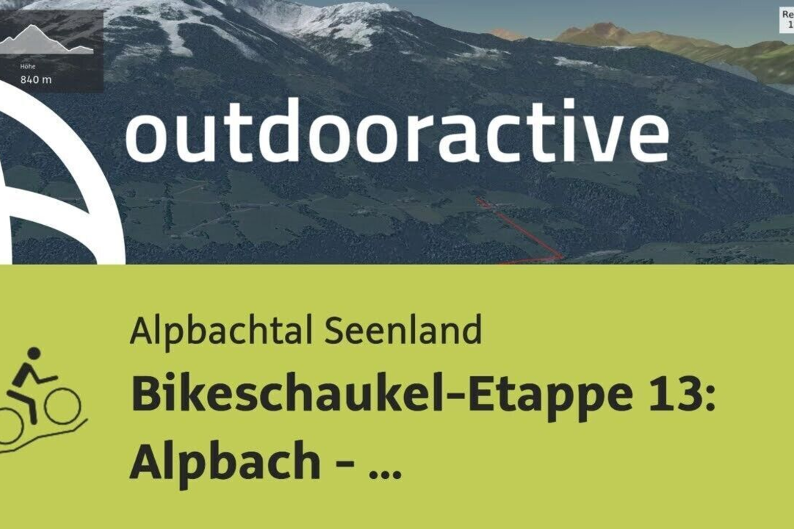 Mountainbike-tour im Alpbachtal Seenland: Bikeschaukel-Etappe 13: Alpbach - Niederau/Wildschönau