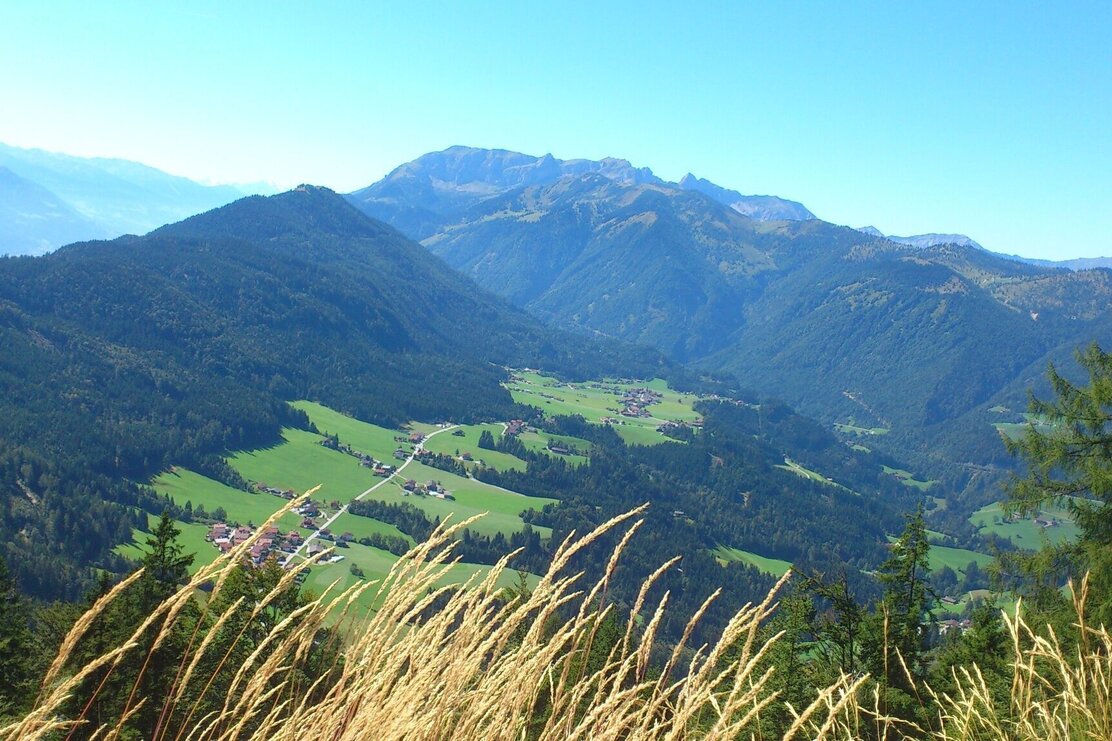 Blick in Richtung Tal auswärts - Brandenberg