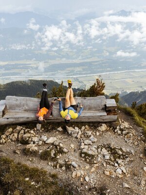 Bench near Gratlspitze Alpbach, CCE Wanderdörfer | © Nadine Probst