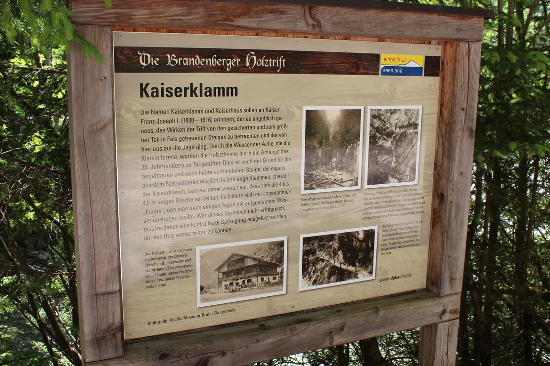 Kaiserklamm Holztrift