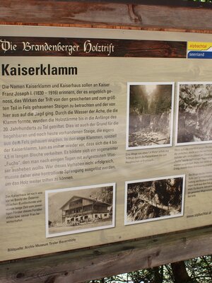 Kaiserklamm Holztrift