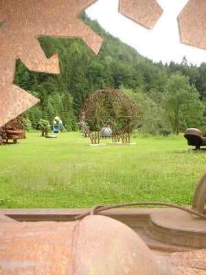 Skulpturenpark Schild