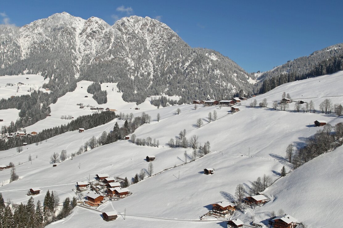 Mittlerer Höhenweg im WInter - Ausblick | © Petra Cosentino