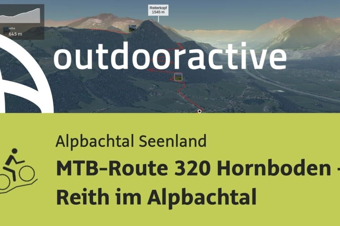 Mountainbike-tour im Alpbachtal Seenland: MTB-Route 320 Hornboden - Reith im Alpbachtal
