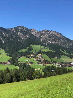 Panoramblick von Kolber auf Alpbach Dorf