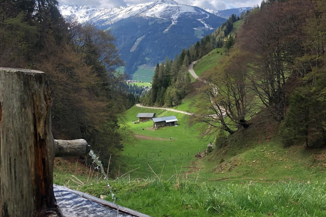 Aussicht von der Höslkapelle in Richtung Alpbach