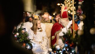 Nikolaus auf der Kutsche | © Brixlegger Wirtschaft