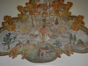 Grünangerl Deckenfresko | © Gemeinde Münster