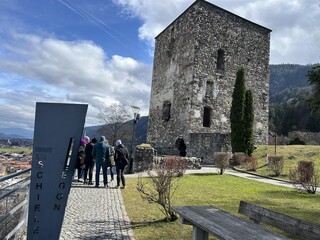 Schlossberg mit Burgruine Rattenberg