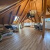 Photo of Family room, shower and bath, toilet, 1 bed room
