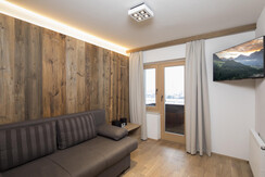 Familienappartement Seenland Wohnzimmer