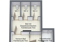 Familiensuite Tirol Plan UG