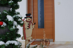 Winter separater Eingang