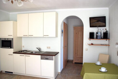 Küche mit Essbereich Apartment Rofan