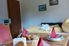 Appartement mit doppelter Ausziehcouch im Wohnber.