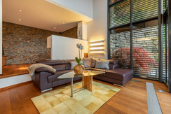 Villa Bergl.21-Wohnzimmer mit Terrasse