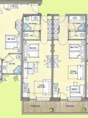 Raumplan | © Appartement & Camping Stadlerhof