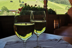 Aussicht Sommer Chalet Innertal