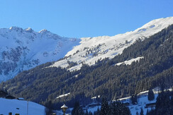 Aussicht Winter Chalet Innertal