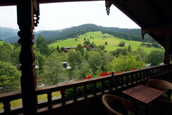 Blick vom Balkon