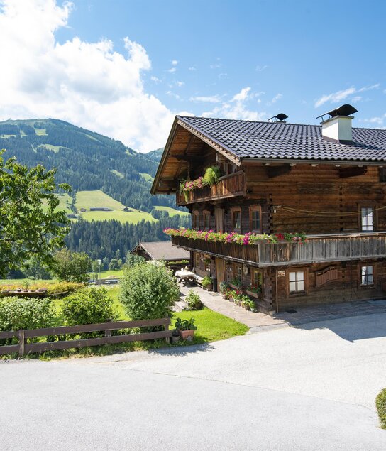 Das Fürstenhäusl in Alpbach im Sommer
