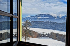 Blick aus dem Zimmer Reintal Richtung Wörgl