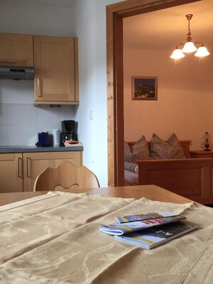 Wohnküche Ferienwohnung mit 1 Schlafzimmer