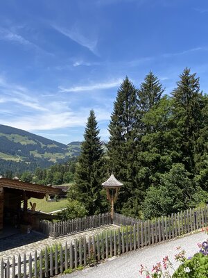 Ausblick vom Ferienhaus