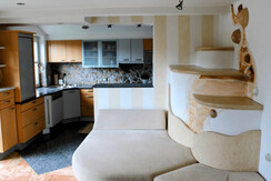 Ferienwohnung-Rosa-Muenster-Alpbachtal-Wohn-Küche-