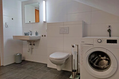 Bad mit Waschmaschine Ferienwohnung