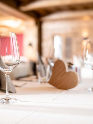 Speisesaal Tischdeko | © Stockerwirt