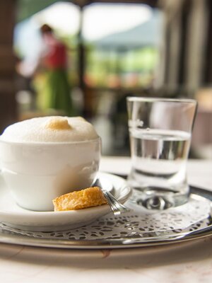 Kaffee auf der Terrasse