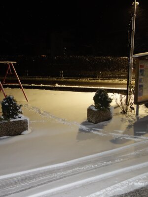 Winteraufnahme mit Schnee