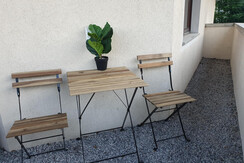 Schlossbergblick_gemütliche Sitzecke im Freien