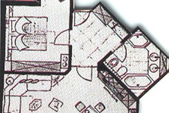 Grundriss Appartement Weitblick