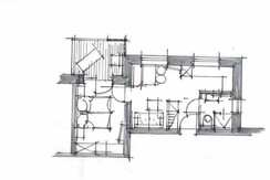 Bild_Appartement 1+2_Skizze Grundriss_Alpbachtal_z