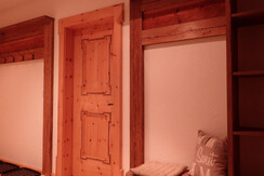 Entrance door and wardrobe